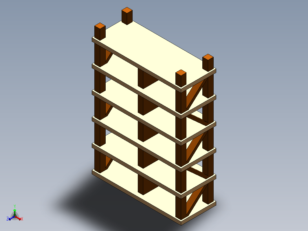 3D模型的书架2