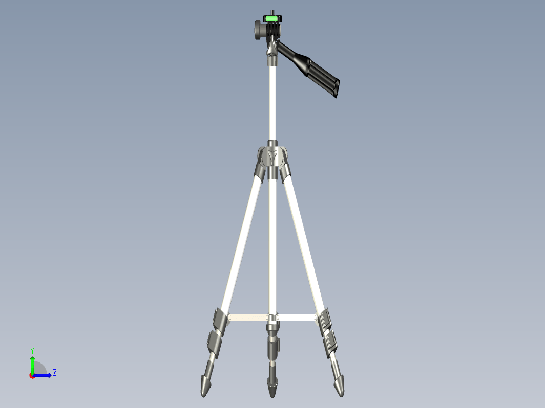 相机三脚架图三维
