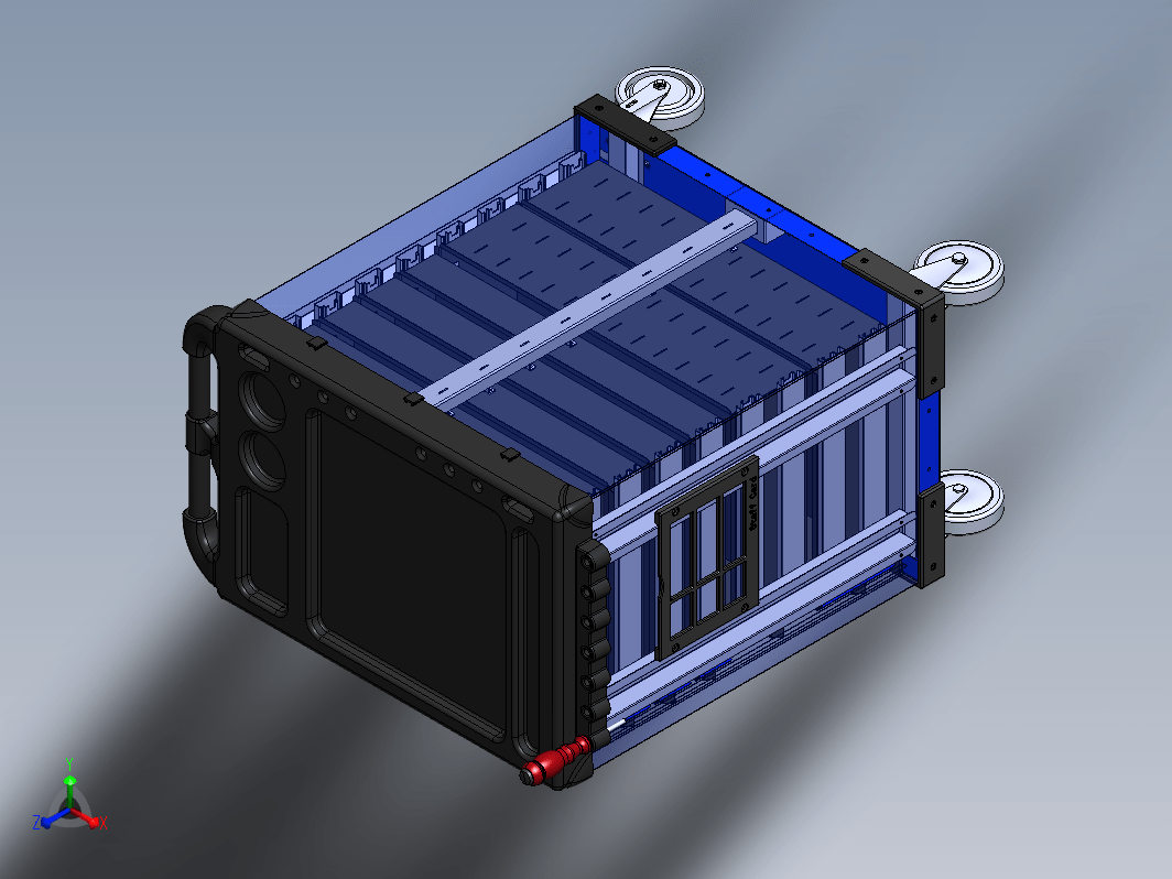 工具车 放工具带脚轮可移动小推车