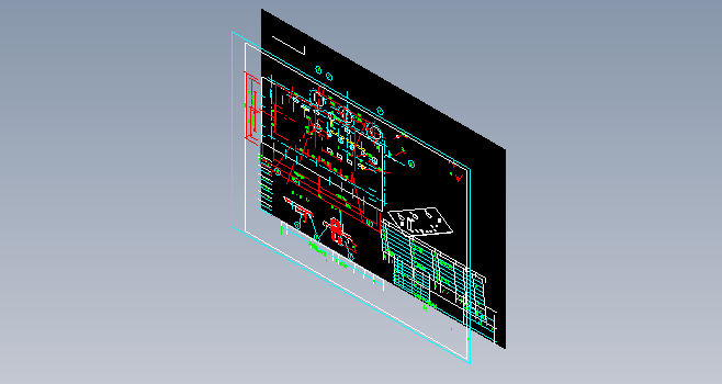 变压器S11-M-50-10kv CAD