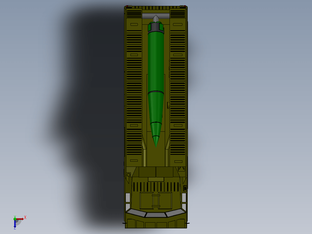 SS-23 Spider地地战术导弹车简易