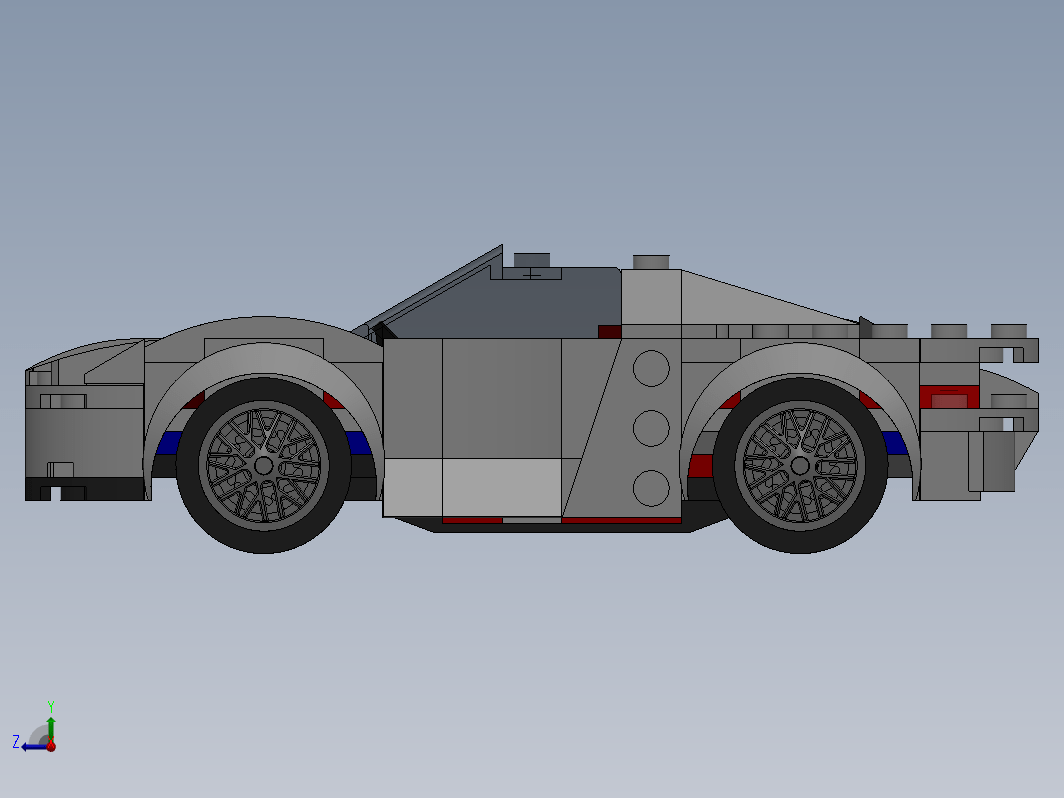 PORSCHE 918 SPYDER玩具跑车拼装