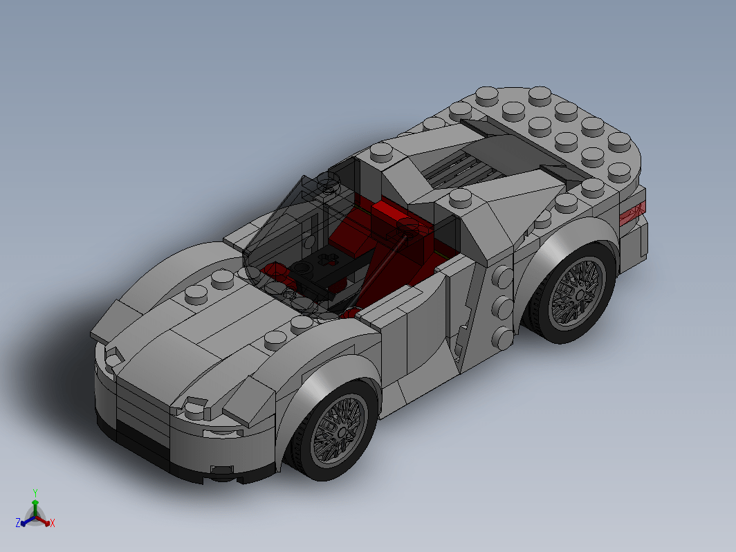 PORSCHE 918 SPYDER玩具跑车拼装