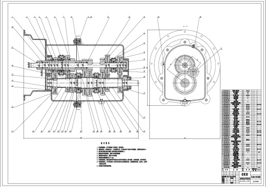 双离合器自动变速器的七档齿轮变速器设计【8张CAD图纸】+CAD+说明书缩略图