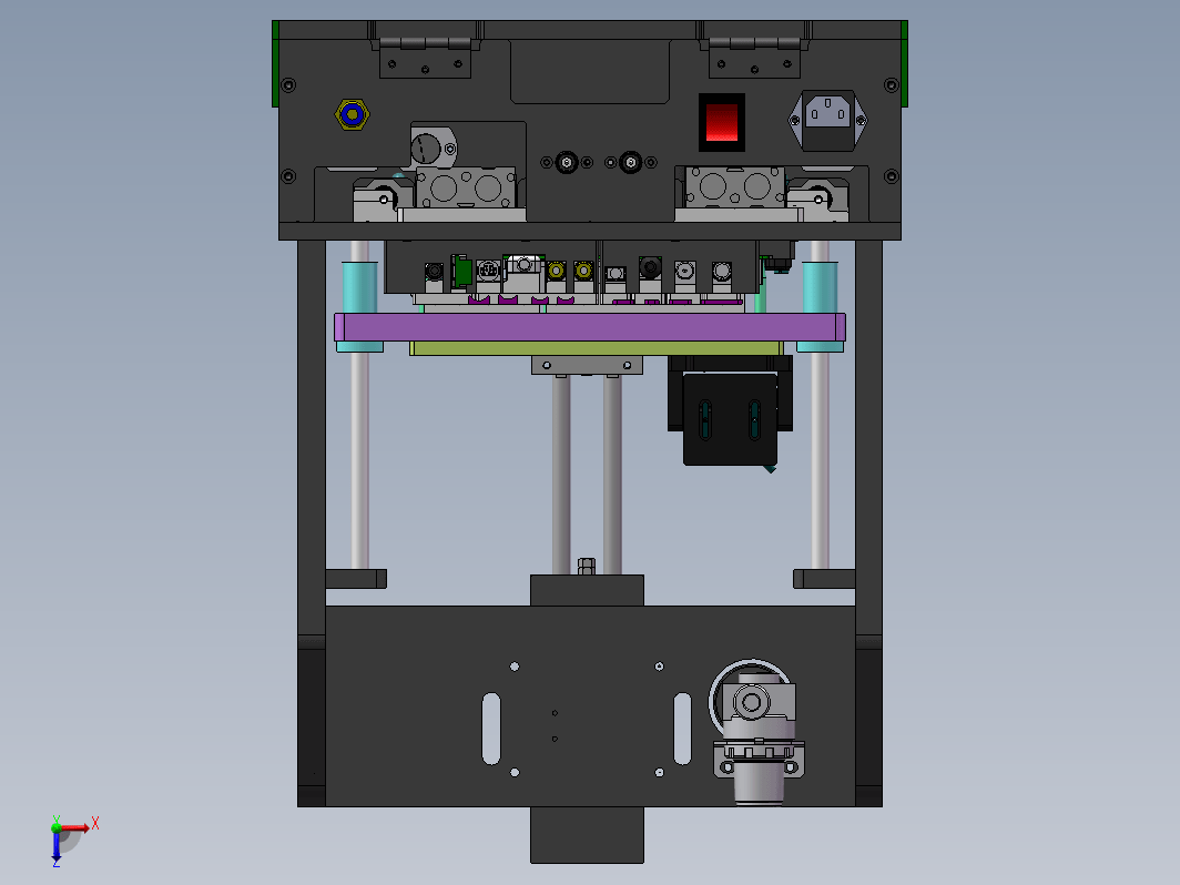 探针模组气动测试治具工装夹具