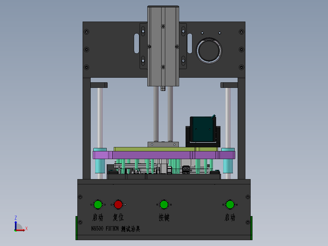 探针模组气动测试治具工装夹具