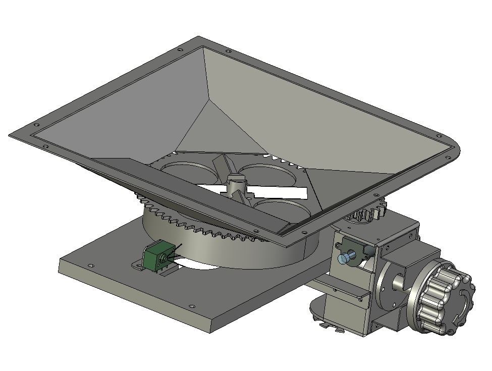 机械式出扭蛋机构3D图三维ProE5.0带参