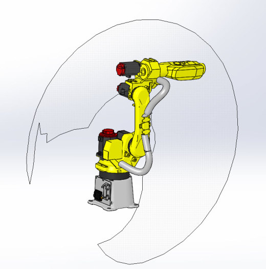Fanuc M-10iA10MS机械臂外形