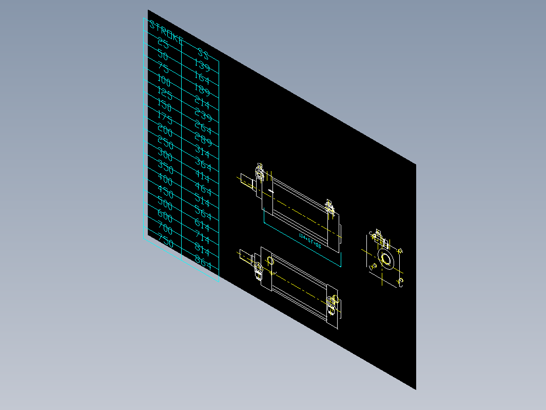 气缸 MB100