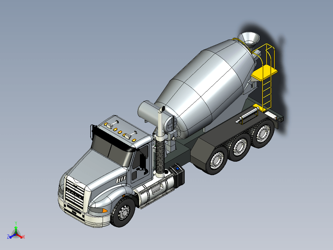 水泥搅拌车 