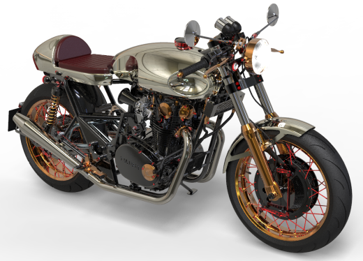 YAMAHA XS 650摩托车模型缩略图