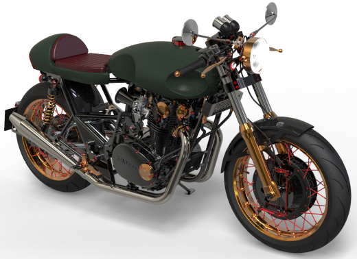 YAMAHA XS 650摩托车模型缩略图