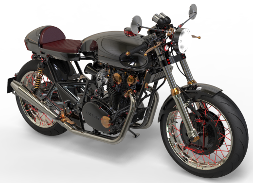 YAMAHA XS 650摩托车模型缩略图