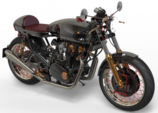 YAMAHA XS 650摩托车模型缩略图