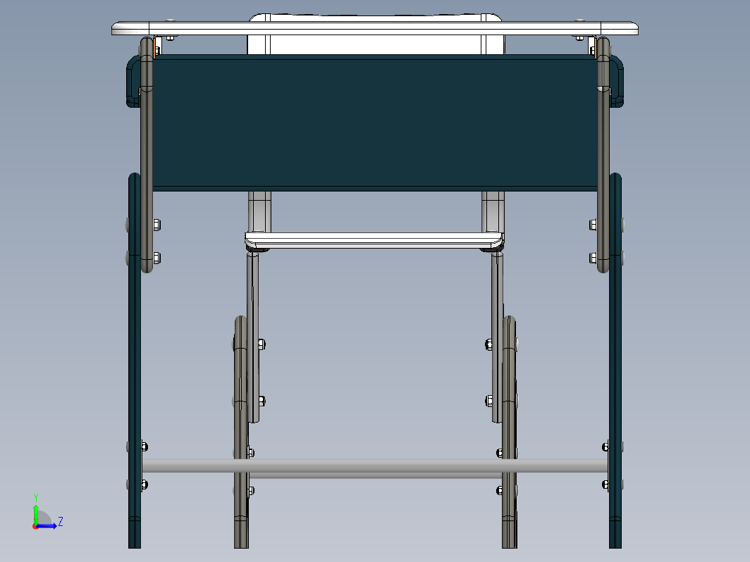 school furniture学校书桌模型