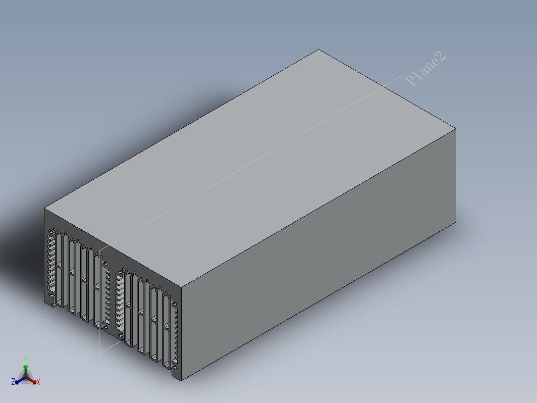 散热片：125x74x250 mm