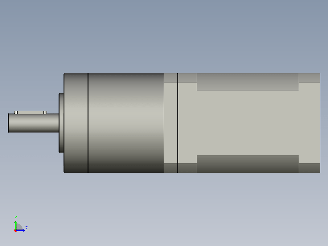 YK42HB60-PG15  42mm两相步进减速机电机（3D）
