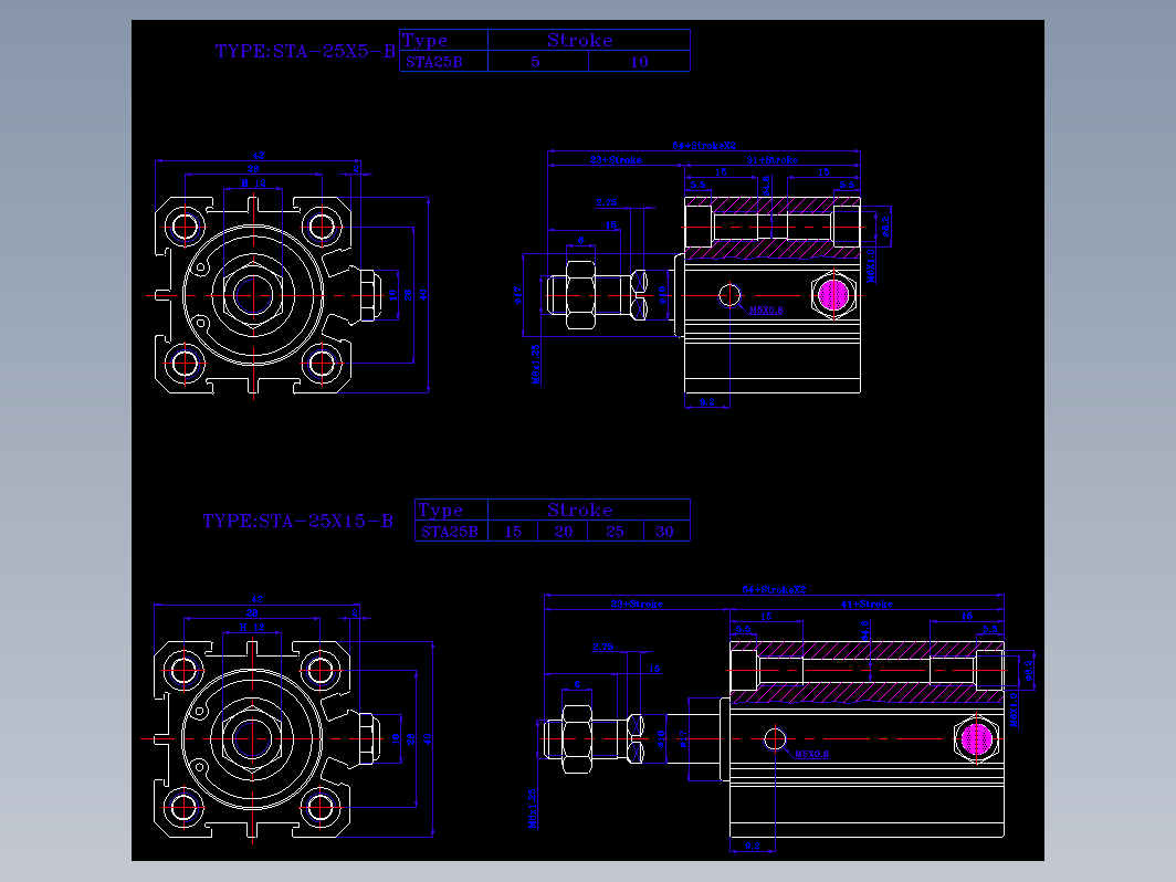 SDA气缸 83-STA-25-BZW