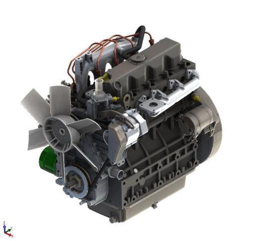 柴油发动机 KUBOTA V2203 M-E3BG