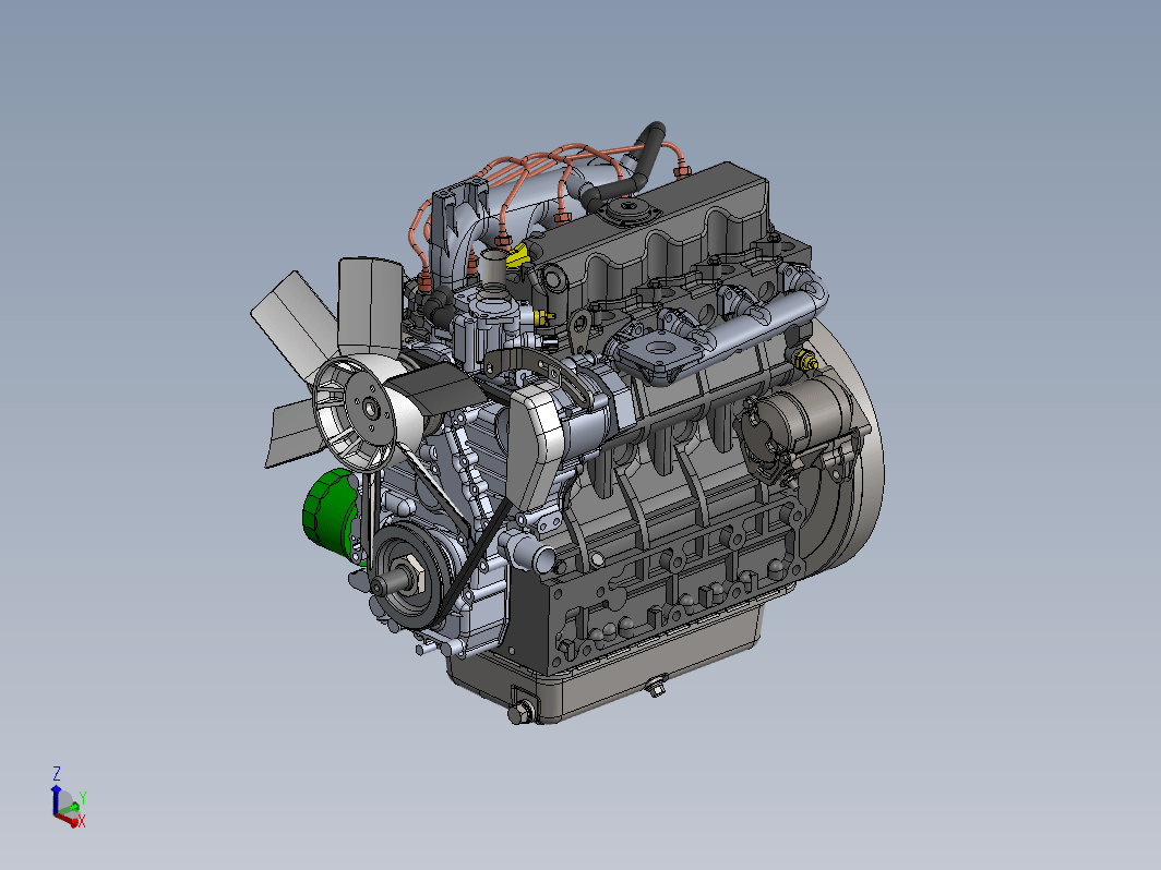 柴油发动机 KUBOTA V2203 M-E3BG