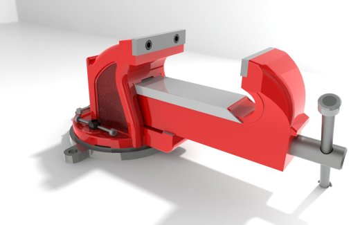 虎钳台钳卡钳-bench-vise--2 STP STL X_T缩略图