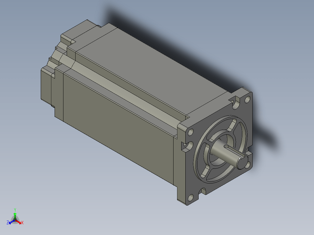 YK3110EC220C1  110mm三相闭环步进电机（3D）