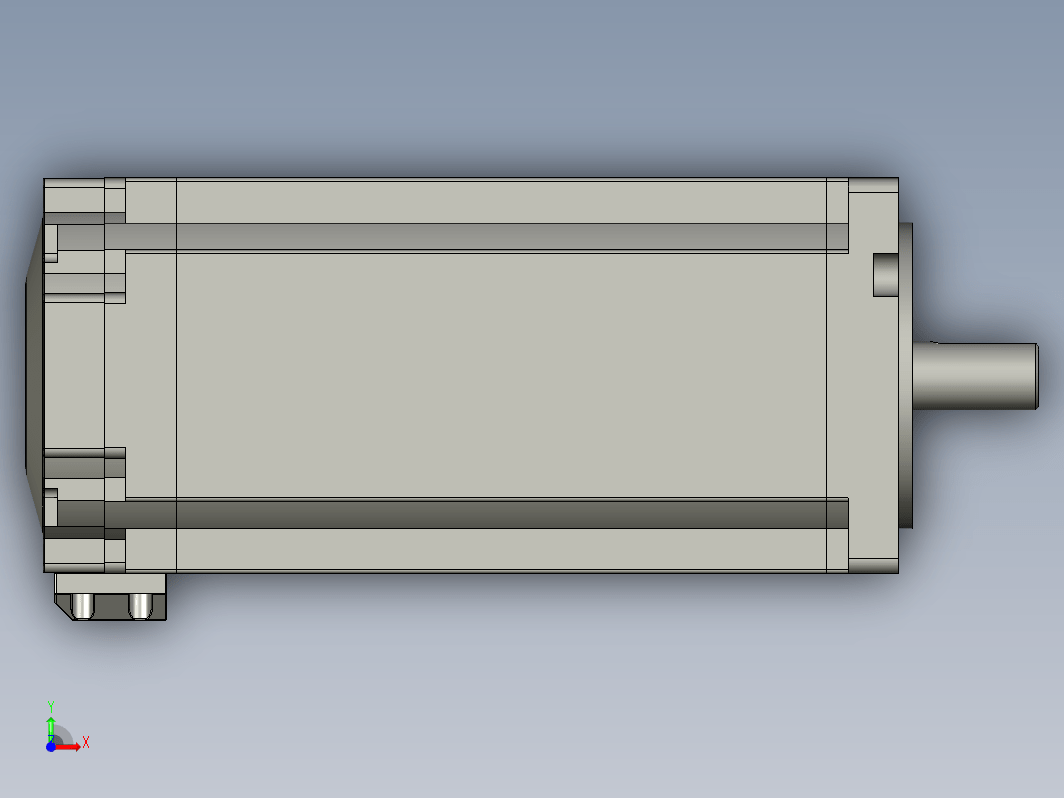 YK3110EC220C1  110mm三相闭环步进电机（3D）