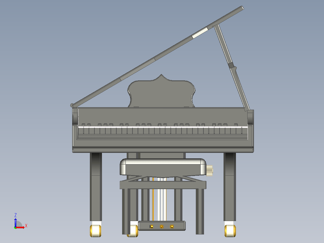 Grand Piano三角钢琴大钢