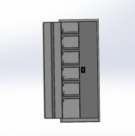数控刀具柜模型缩略图