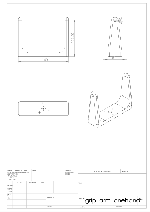 开源摄影机手持稳定器OpenSAM三维建模图纸 SOLIDWORKS设计缩略图