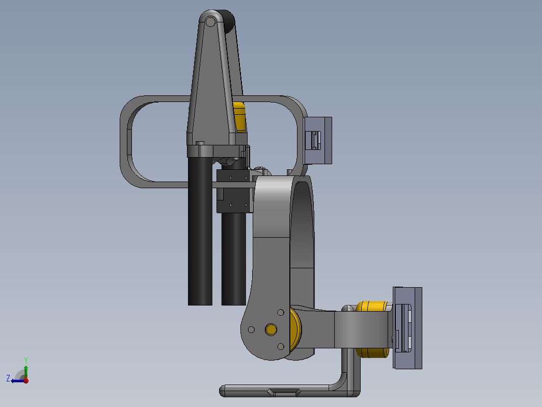 开源摄影机手持稳定器OpenSAM三维建模图纸 SOLIDWORKS设计