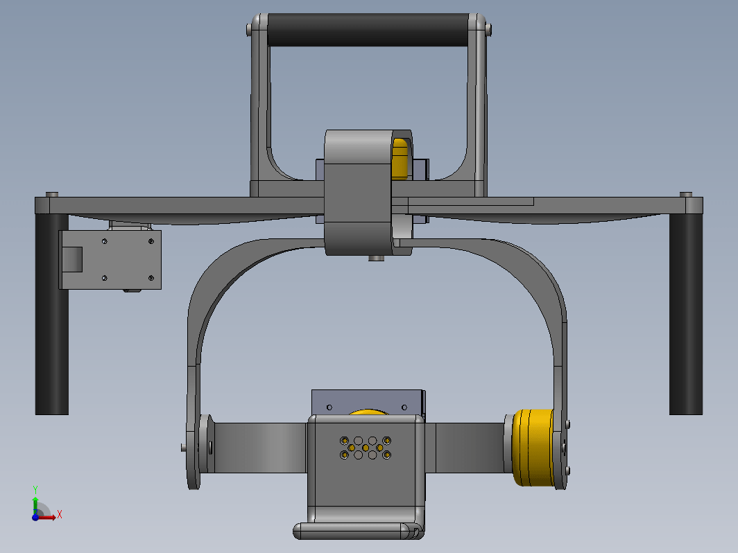 开源摄影机手持稳定器OpenSAM三维建模图纸 SOLIDWORKS设计