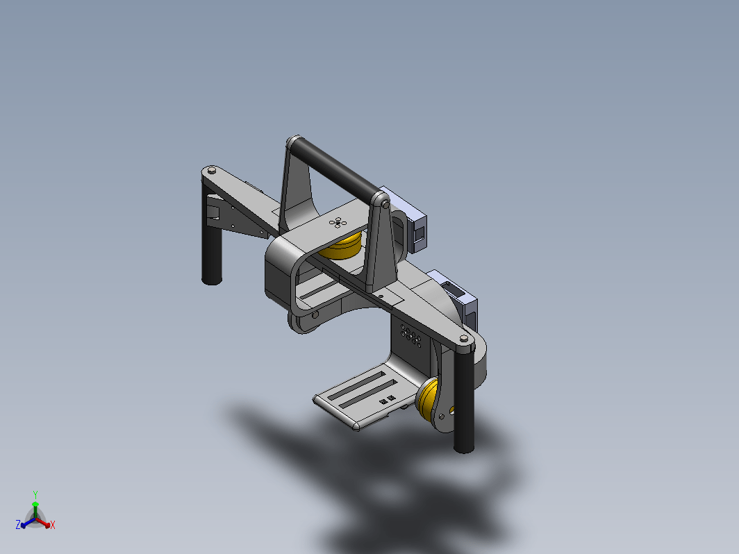 开源摄影机手持稳定器OpenSAM三维建模图纸 SOLIDWORKS设计