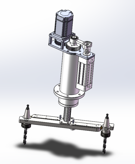 加工中心自动换刀机械手（ATC）结构设计三维SW2019带参+CAD+说明书缩略图