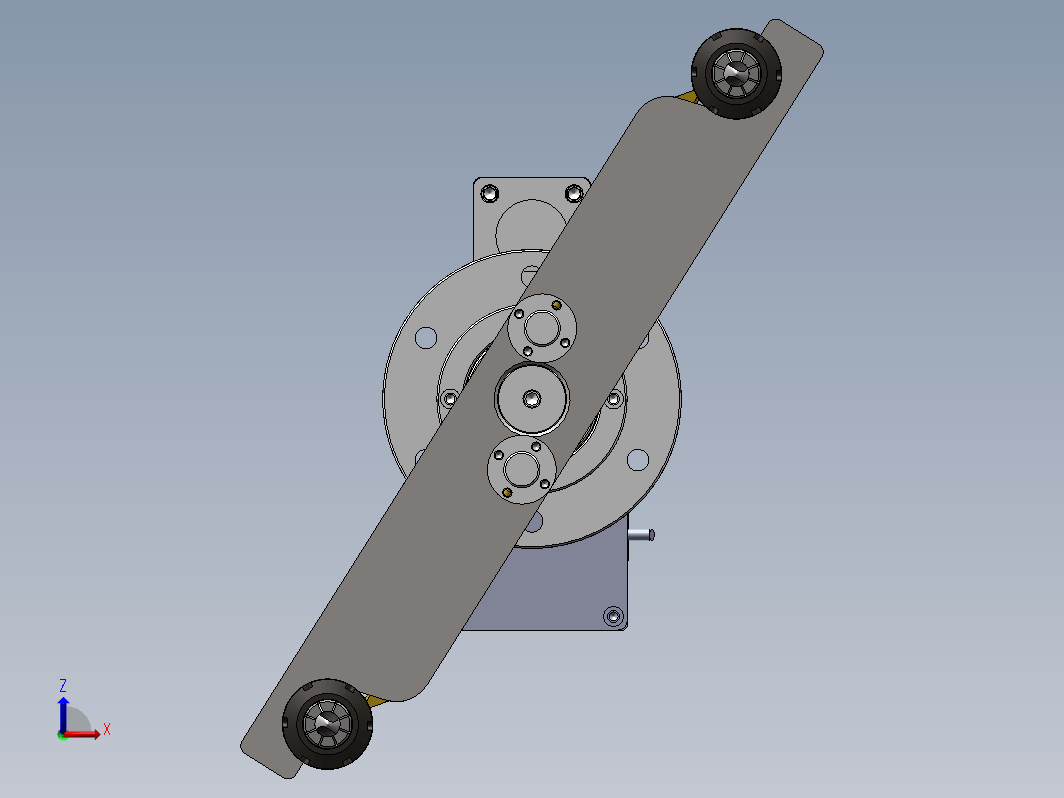 加工中心自动换刀机械手（ATC）结构设计三维SW2019带参+CAD+说明书