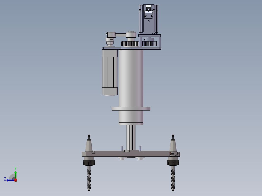 加工中心自动换刀机械手（ATC）结构设计三维SW2019带参+CAD+说明书