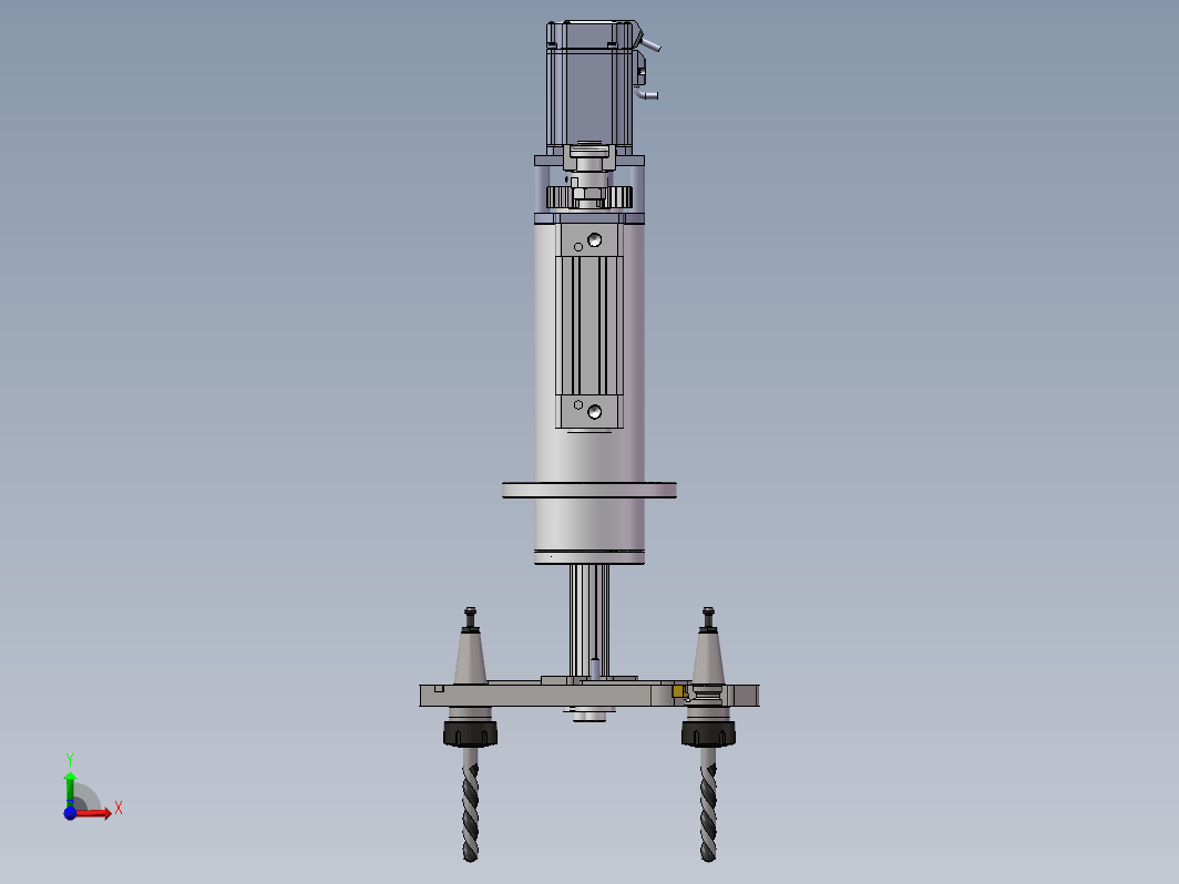 加工中心自动换刀机械手（ATC）结构设计三维SW2019带参+CAD+说明书