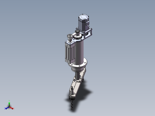 加工中心自动换刀机械手（ATC）结构设计三维SW2019带参+CAD+说明书缩略图