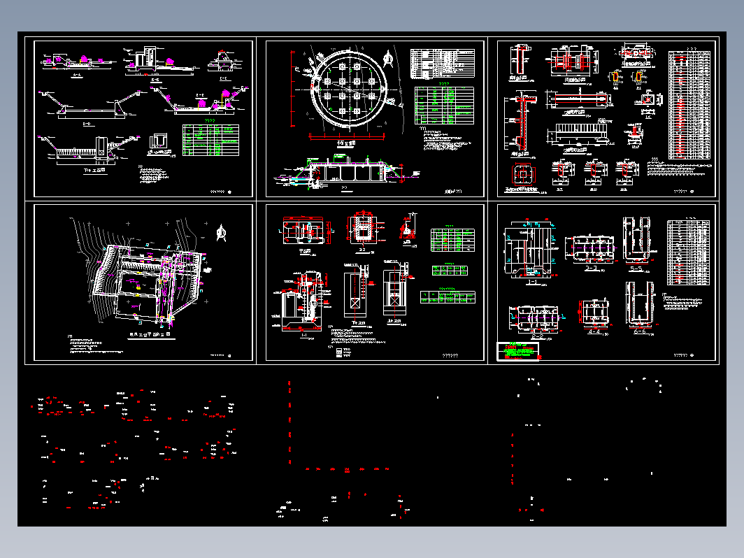 整套取水工程详图
