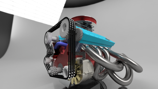 Carburator V8发动机