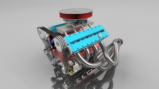 Carburator V8发动机缩略图