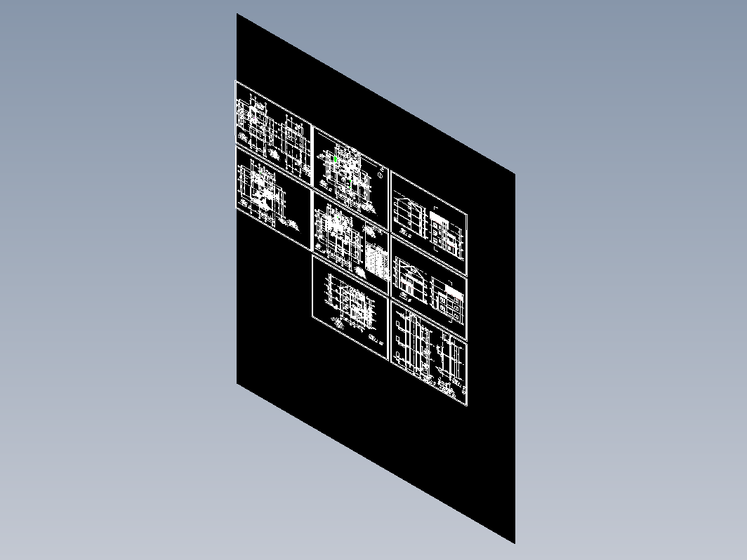 单栋别墅建筑图