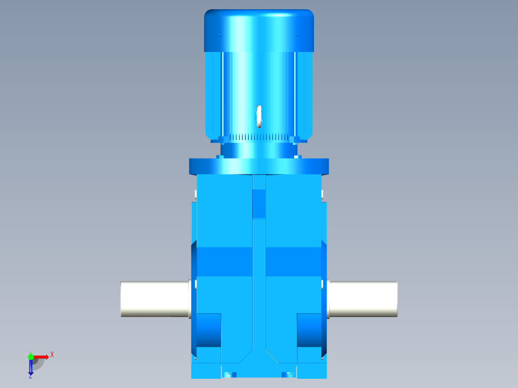 K107底脚轴伸式安装螺旋锥齿轮减速机[K107-Y2.2-8P-99.34-M2-90°-A+B]