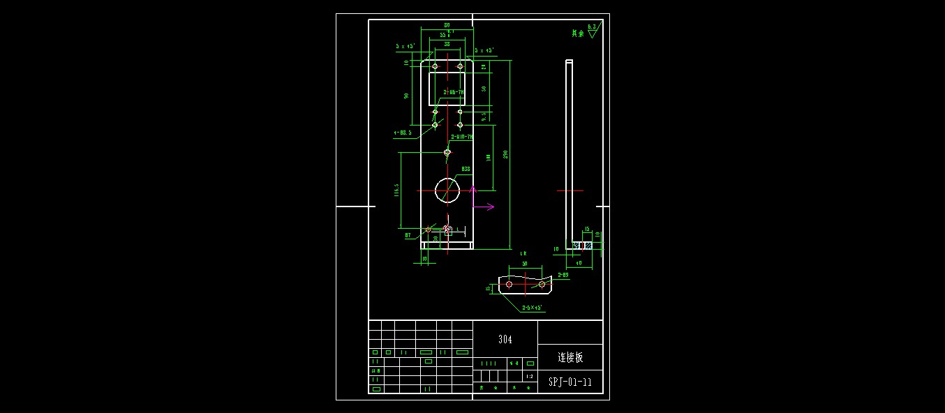 皮带送瓶机CAD