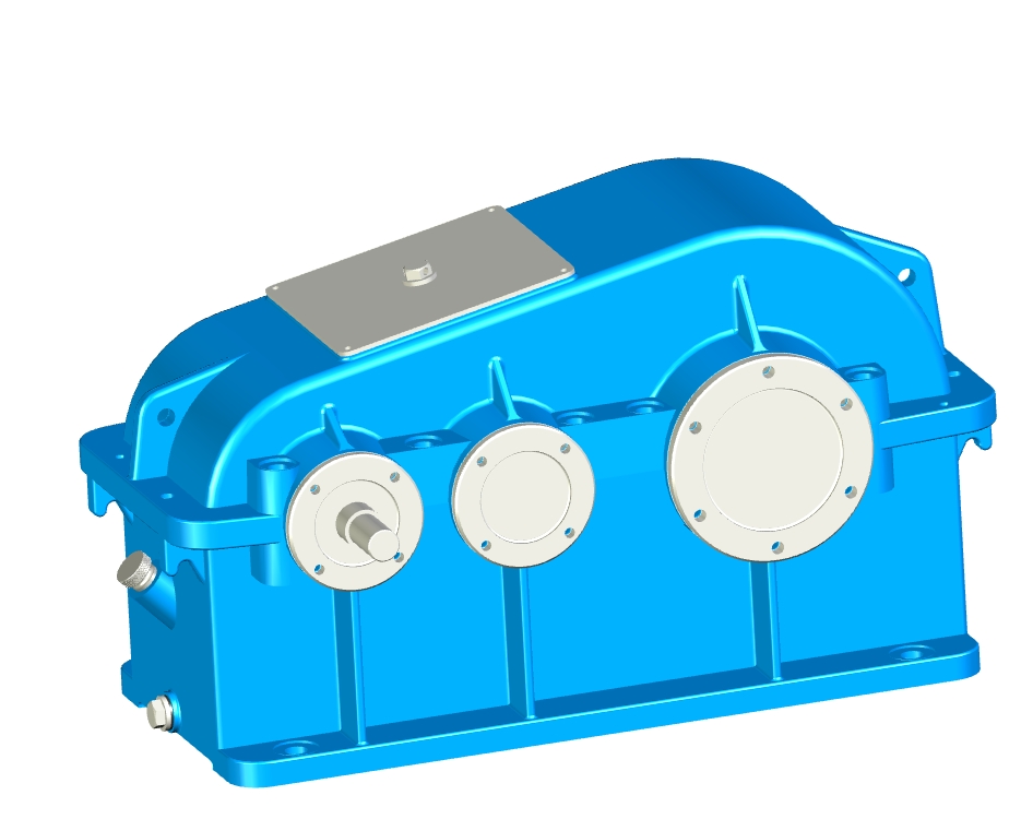 三级减速器设计三维UG10.0带参+CAD+说明书