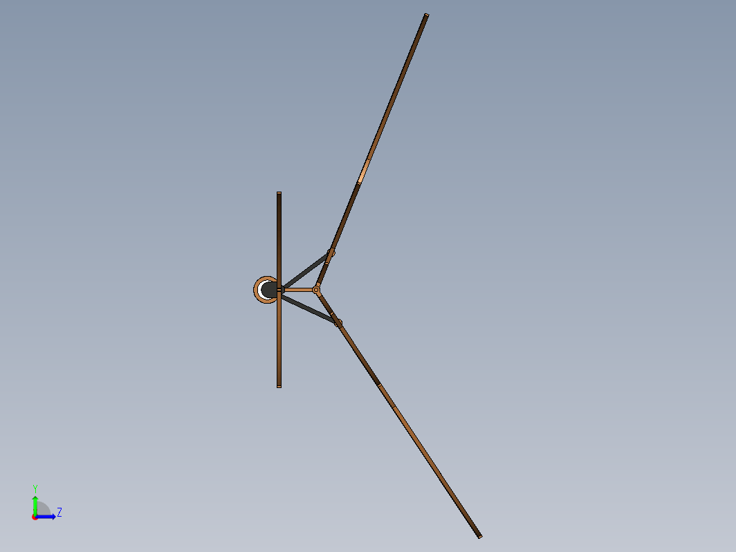 Ornithopter扑翼机线条结构