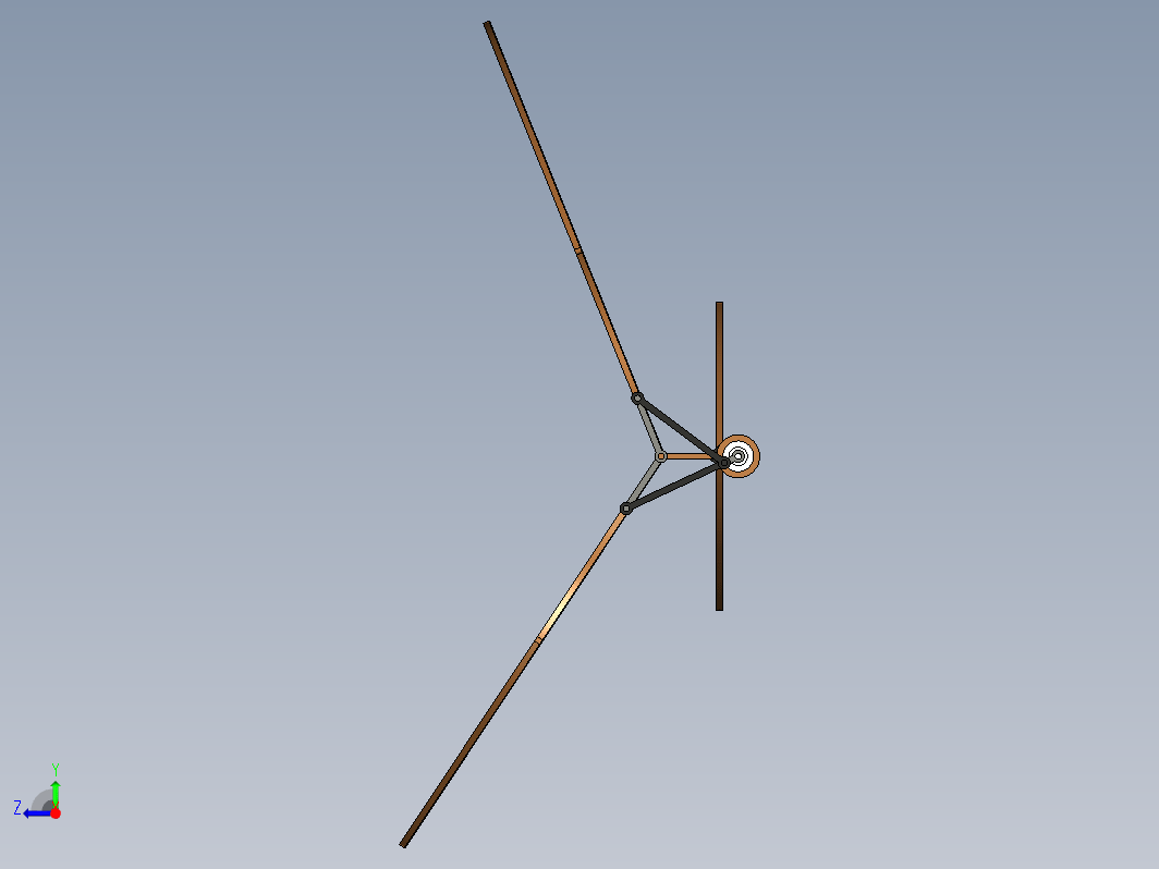 Ornithopter扑翼机线条结构