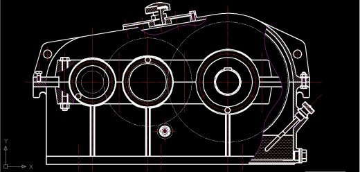 双级圆柱齿轮减速器缩略图