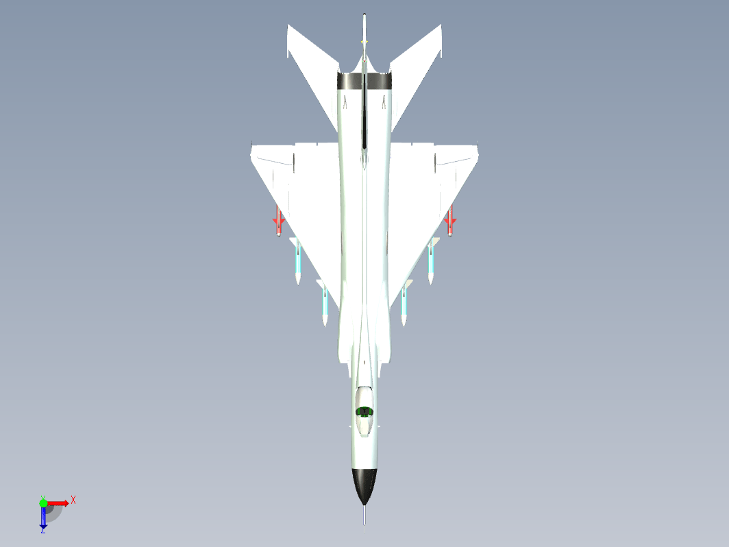 飞机 J-8II x_t X_T