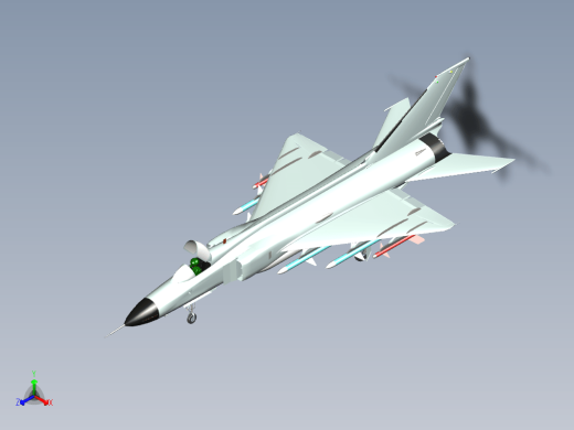 飞机 J-8II x_t X_T缩略图